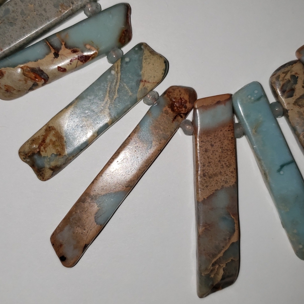 Stone Statement Necklace - image 3